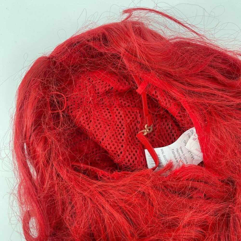 Disney Princess The Little Mermaid Ariel Red Deluxe Wig Kids Ages 4+ Halloween - Picture 10 of 14